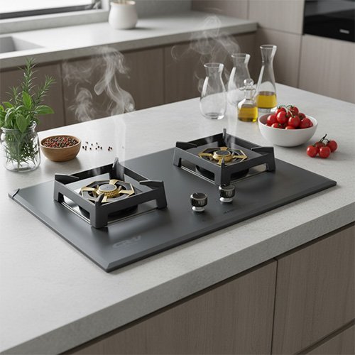 CRV-8005MGC Premium 2 Burner Marble Gas Stove Price